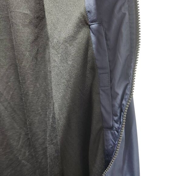 No Boundaries navy blue mens bomber style jacket 2XL lightweight pockets - Picture 5 of 8